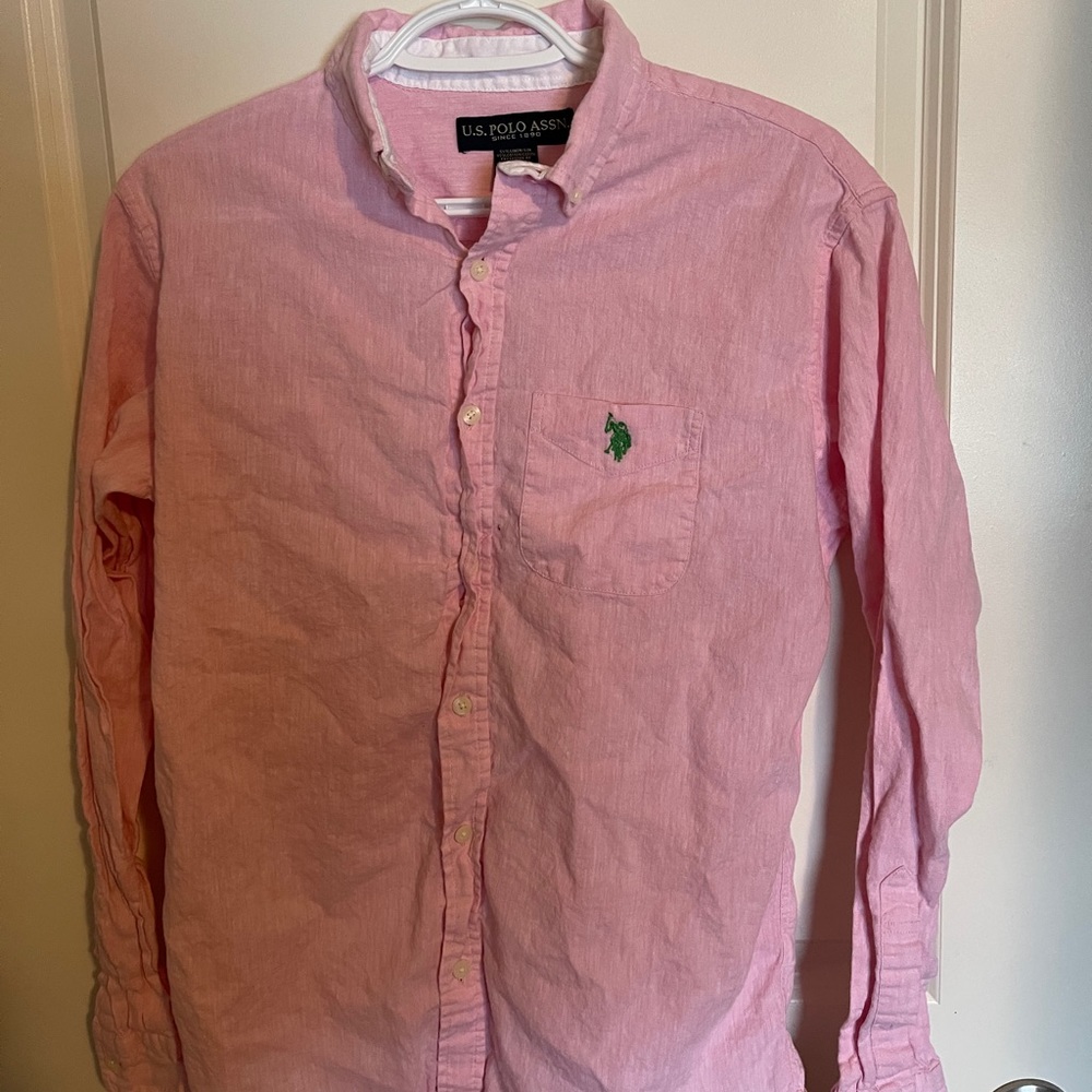 Polo pink dress shirt